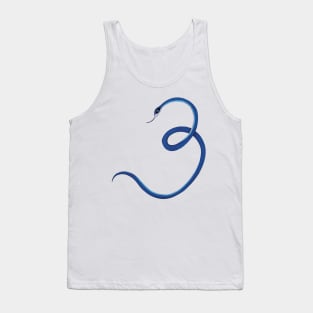 3 - Blue racer snake Tank Top